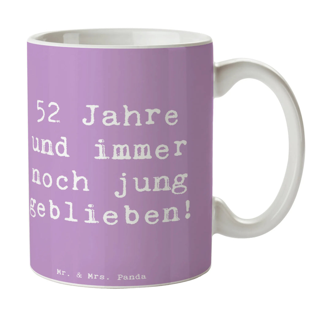 Tasse Spruch 52. Geburtstag Jung geblieben Tasse, Kaffeetasse, Teetasse, Becher, Kaffeebecher, Teebecher, Keramiktasse, Porzellantasse, Büro Tasse, Geschenk Tasse, Tasse Sprüche, Tasse Motive, Kaffeetassen, Tasse bedrucken, Designer Tasse, Cappuccino Tassen, Schöne Teetassen, Geburtstag, Geburtstagsgeschenk, Geschenk