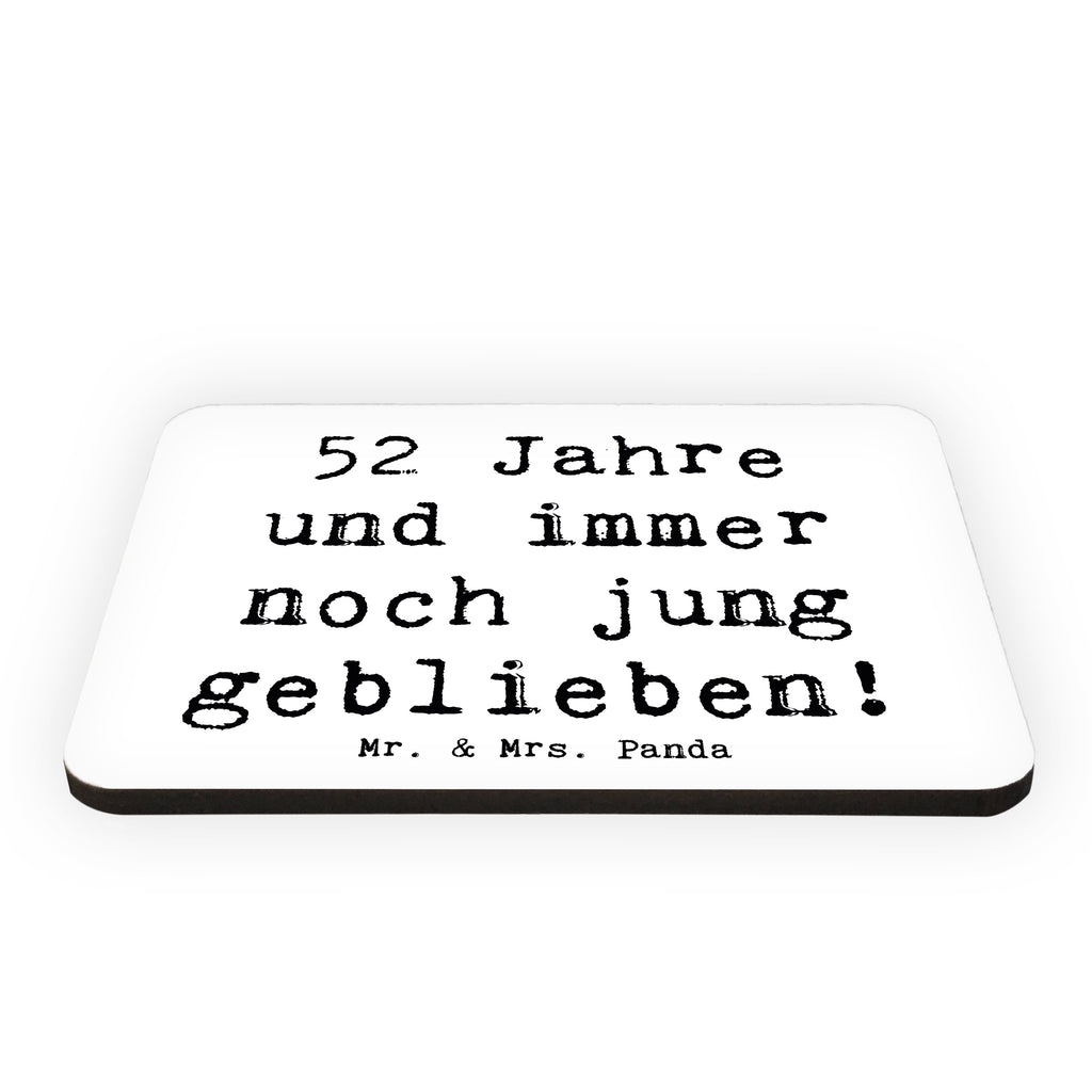 Magnet Spruch 52. Geburtstag Jung geblieben Kühlschrankmagnet, Pinnwandmagnet, Souvenir Magnet, Motivmagnete, Dekomagnet, Whiteboard Magnet, Notiz Magnet, Kühlschrank Dekoration, Geburtstag, Geburtstagsgeschenk, Geschenk