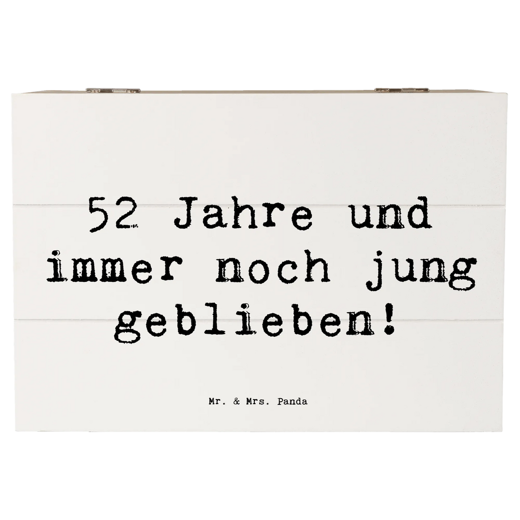 Holzkiste Spruch 52. Geburtstag Jung geblieben Holzkiste, Kiste, Schatzkiste, Truhe, Schatulle, XXL, Erinnerungsbox, Erinnerungskiste, Dekokiste, Aufbewahrungsbox, Geschenkbox, Geschenkdose, Geburtstag, Geburtstagsgeschenk, Geschenk