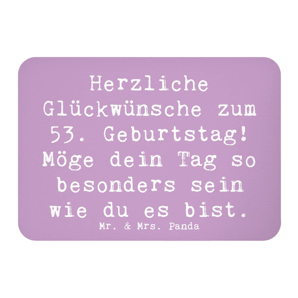 Magnet Spruch 53. Geburtstag Kühlschrankmagnet, Pinnwandmagnet, Souvenir Magnet, Motivmagnete, Dekomagnet, Whiteboard Magnet, Notiz Magnet, Kühlschrank Dekoration, Geburtstag, Geburtstagsgeschenk, Geschenk