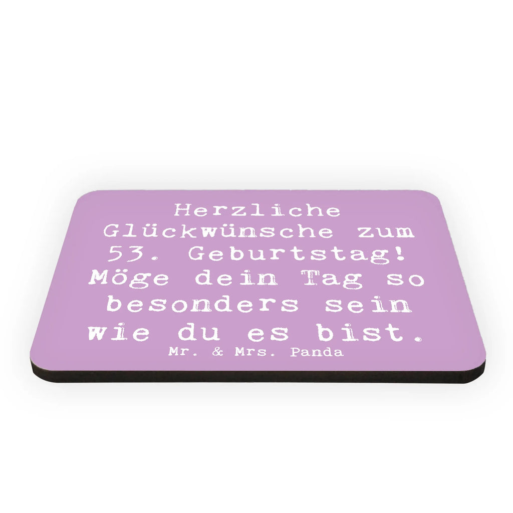 Magnet Spruch 53. Geburtstag Kühlschrankmagnet, Pinnwandmagnet, Souvenir Magnet, Motivmagnete, Dekomagnet, Whiteboard Magnet, Notiz Magnet, Kühlschrank Dekoration, Geburtstag, Geburtstagsgeschenk, Geschenk