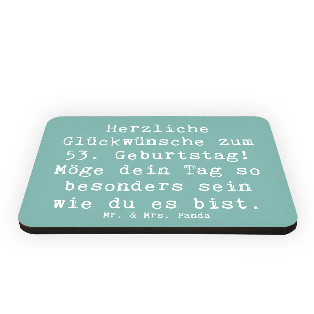 Magnet Spruch 53. Geburtstag Kühlschrankmagnet, Pinnwandmagnet, Souvenir Magnet, Motivmagnete, Dekomagnet, Whiteboard Magnet, Notiz Magnet, Kühlschrank Dekoration, Geburtstag, Geburtstagsgeschenk, Geschenk