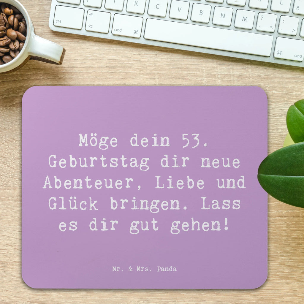 Mauspad Spruch 53. Geburtstag Abenteuer Mousepad, Computer zubehör, Büroausstattung, PC Zubehör, Arbeitszimmer, Mauspad, Einzigartiges Mauspad, Designer Mauspad, Mausunterlage, Mauspad Büro, Geburtstag, Geburtstagsgeschenk, Geschenk