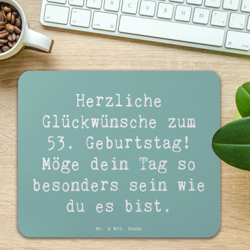 Mauspad Spruch 53. Geburtstag Mousepad, Computer zubehör, Büroausstattung, PC Zubehör, Arbeitszimmer, Mauspad, Einzigartiges Mauspad, Designer Mauspad, Mausunterlage, Mauspad Büro, Geburtstag, Geburtstagsgeschenk, Geschenk