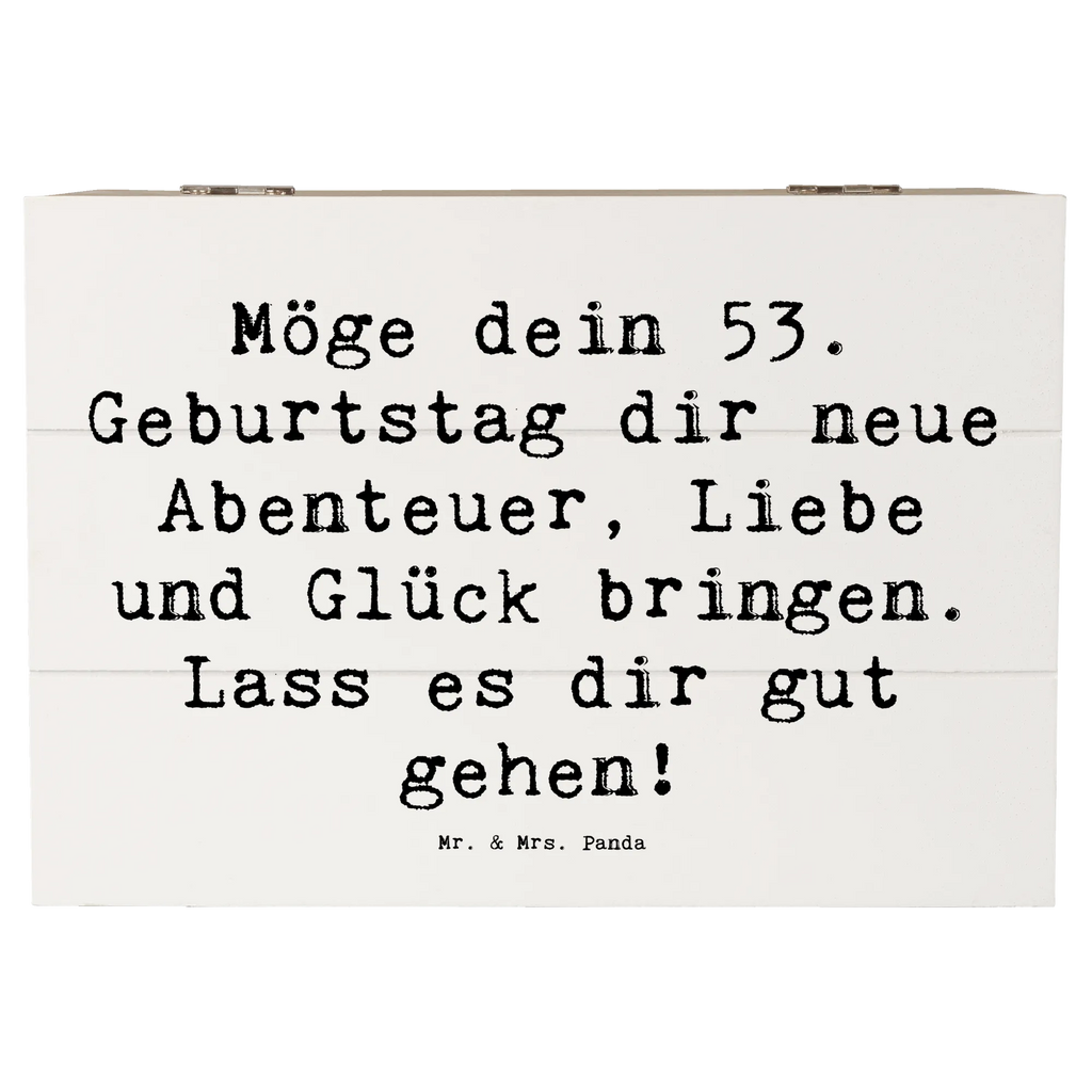 Holzkiste Spruch 53. Geburtstag Abenteuer Holzkiste, Kiste, Schatzkiste, Truhe, Schatulle, XXL, Erinnerungsbox, Erinnerungskiste, Dekokiste, Aufbewahrungsbox, Geschenkbox, Geschenkdose, Geburtstag, Geburtstagsgeschenk, Geschenk