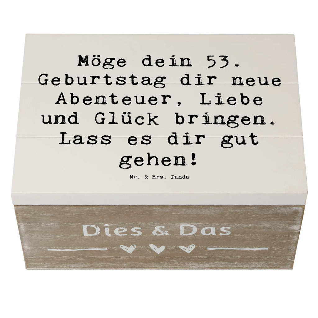 Holzkiste Spruch 53. Geburtstag Abenteuer Holzkiste, Kiste, Schatzkiste, Truhe, Schatulle, XXL, Erinnerungsbox, Erinnerungskiste, Dekokiste, Aufbewahrungsbox, Geschenkbox, Geschenkdose, Geburtstag, Geburtstagsgeschenk, Geschenk