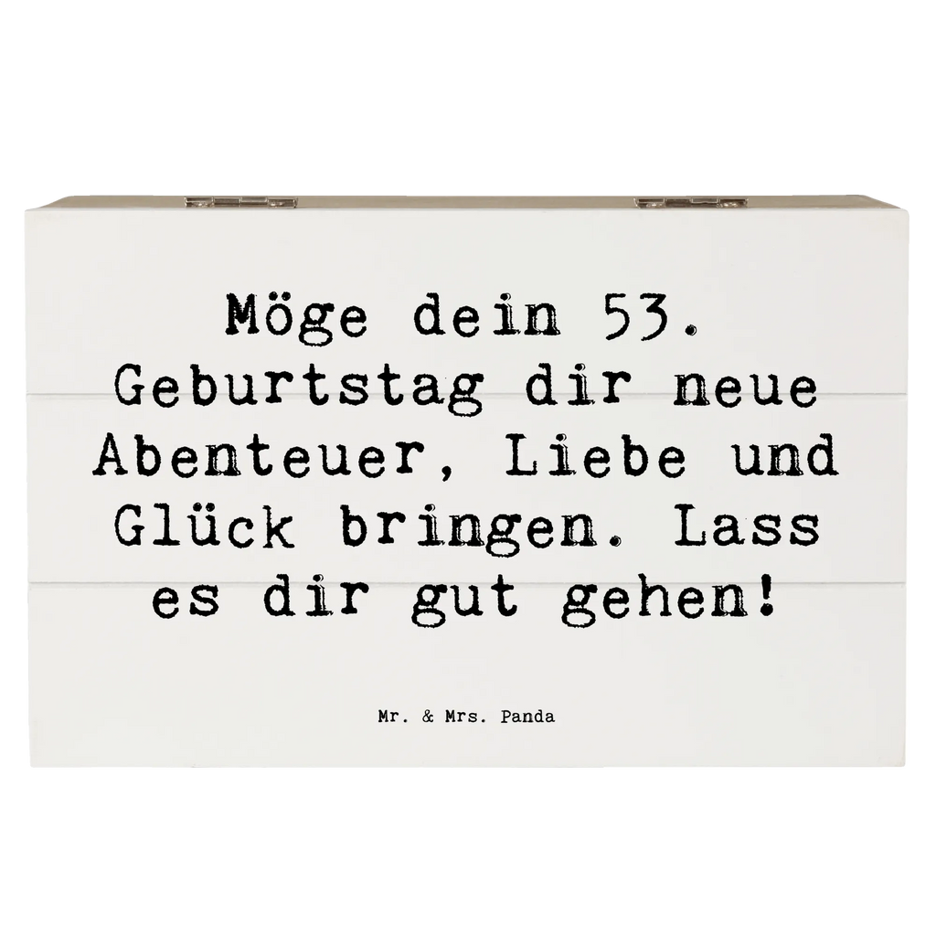 Holzkiste Spruch 53. Geburtstag Abenteuer Holzkiste, Kiste, Schatzkiste, Truhe, Schatulle, XXL, Erinnerungsbox, Erinnerungskiste, Dekokiste, Aufbewahrungsbox, Geschenkbox, Geschenkdose, Geburtstag, Geburtstagsgeschenk, Geschenk