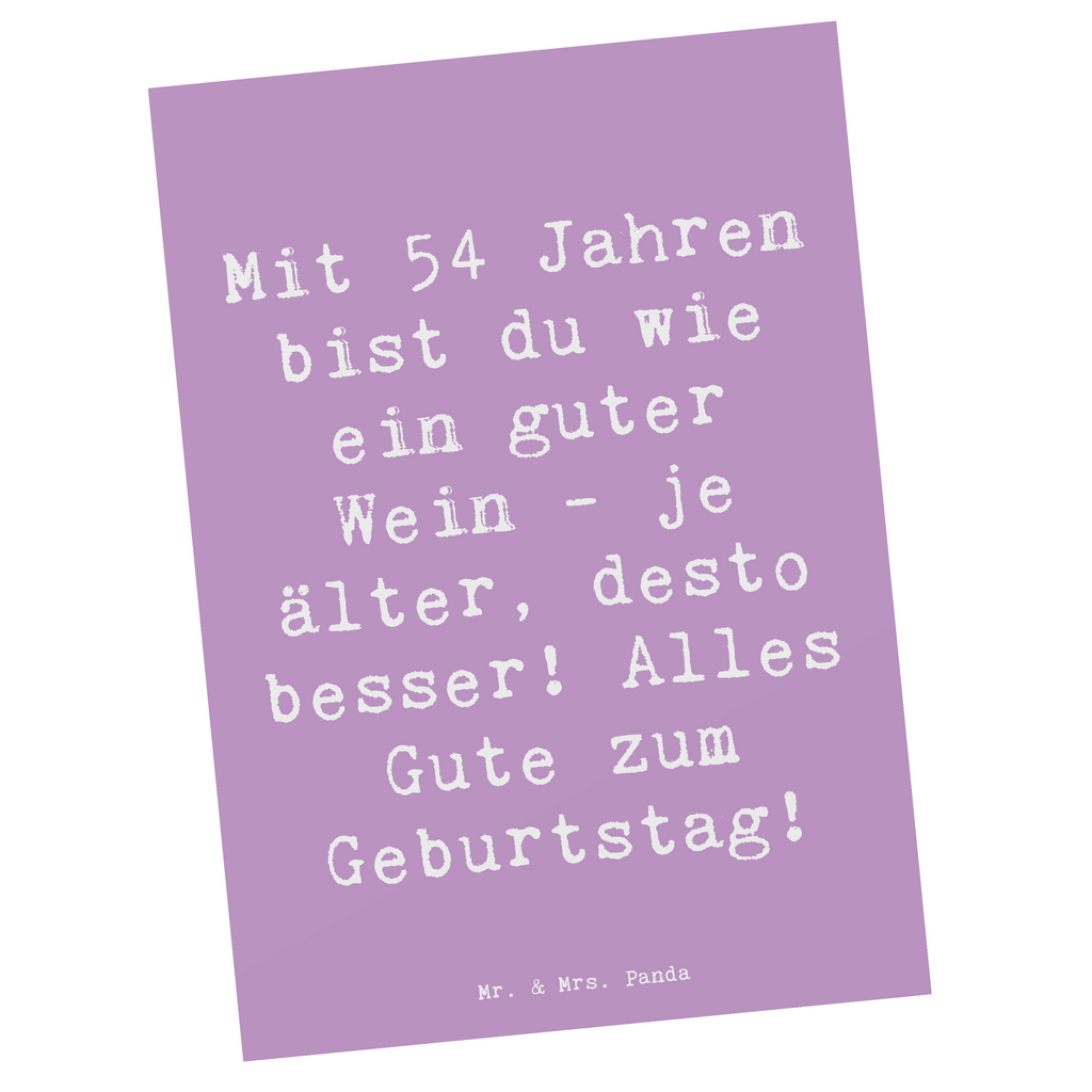 Postkarte Spruch 54. Geburtstag Wein Postkarte, Karte, Geschenkkarte, Grußkarte, Einladung, Ansichtskarte, Geburtstagskarte, Einladungskarte, Dankeskarte, Ansichtskarten, Einladung Geburtstag, Einladungskarten Geburtstag, Geburtstag, Geburtstagsgeschenk, Geschenk