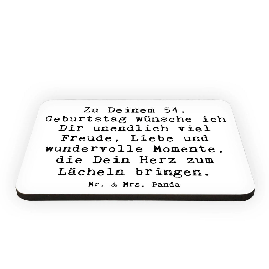 Magnet Spruch 54. Geburtstag Freude Kühlschrankmagnet, Pinnwandmagnet, Souvenir Magnet, Motivmagnete, Dekomagnet, Whiteboard Magnet, Notiz Magnet, Kühlschrank Dekoration, Geburtstag, Geburtstagsgeschenk, Geschenk