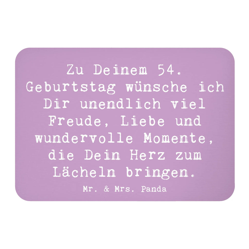 Magnet Spruch 54. Geburtstag Freude Kühlschrankmagnet, Pinnwandmagnet, Souvenir Magnet, Motivmagnete, Dekomagnet, Whiteboard Magnet, Notiz Magnet, Kühlschrank Dekoration, Geburtstag, Geburtstagsgeschenk, Geschenk