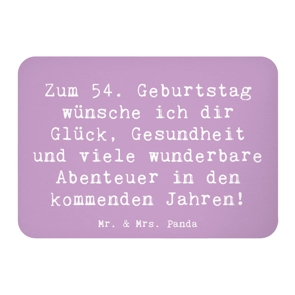 Magnet Spruch 54. Geburtstag Kühlschrankmagnet, Pinnwandmagnet, Souvenir Magnet, Motivmagnete, Dekomagnet, Whiteboard Magnet, Notiz Magnet, Kühlschrank Dekoration, Geburtstag, Geburtstagsgeschenk, Geschenk