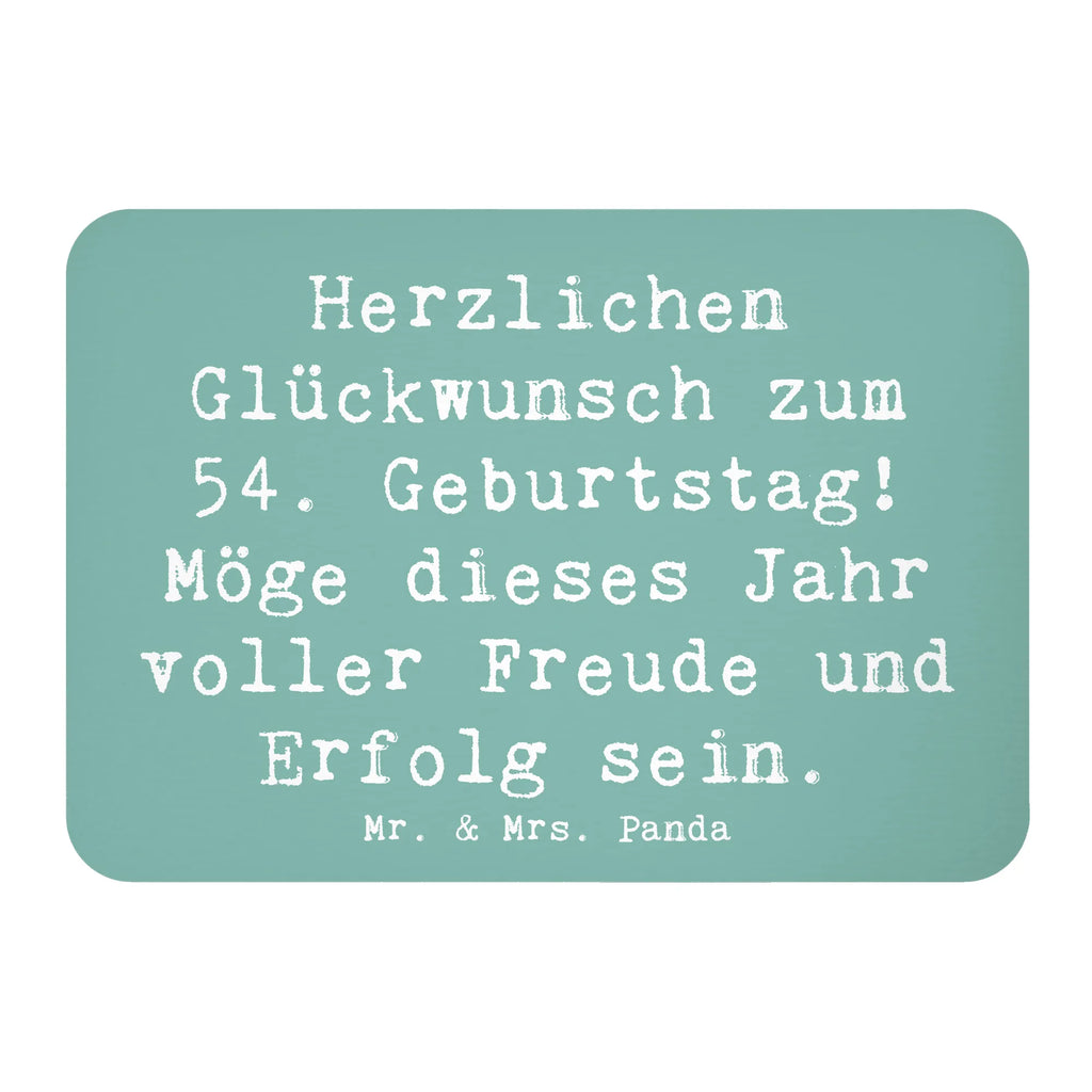 Magnet Spruch 54. Geburtstag Freude Erfolg Kühlschrankmagnet, Pinnwandmagnet, Souvenir Magnet, Motivmagnete, Dekomagnet, Whiteboard Magnet, Notiz Magnet, Kühlschrank Dekoration, Geburtstag, Geburtstagsgeschenk, Geschenk