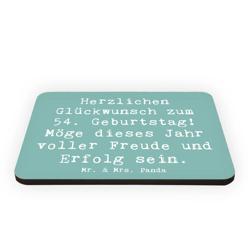 Magnet Spruch 54. Geburtstag Freude Erfolg Kühlschrankmagnet, Pinnwandmagnet, Souvenir Magnet, Motivmagnete, Dekomagnet, Whiteboard Magnet, Notiz Magnet, Kühlschrank Dekoration, Geburtstag, Geburtstagsgeschenk, Geschenk