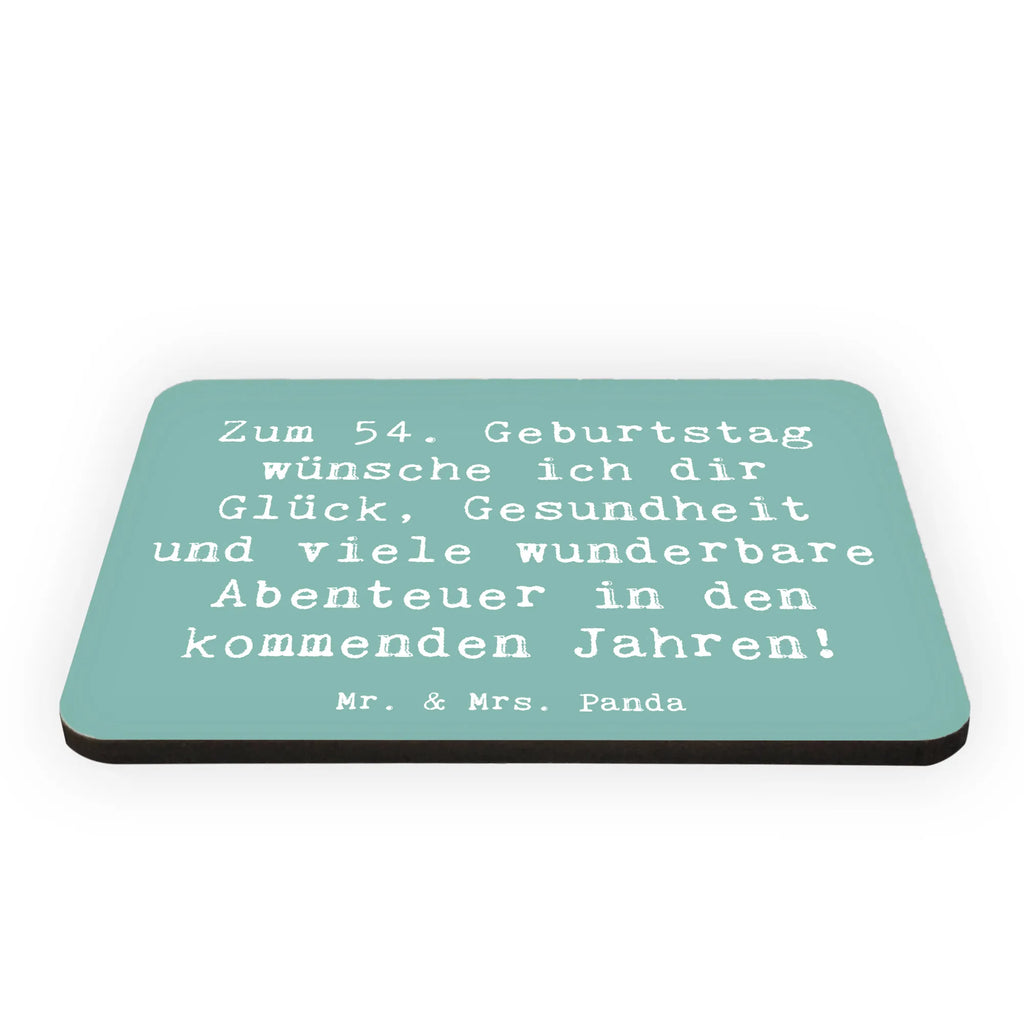 Magnet Spruch 54. Geburtstag Kühlschrankmagnet, Pinnwandmagnet, Souvenir Magnet, Motivmagnete, Dekomagnet, Whiteboard Magnet, Notiz Magnet, Kühlschrank Dekoration, Geburtstag, Geburtstagsgeschenk, Geschenk