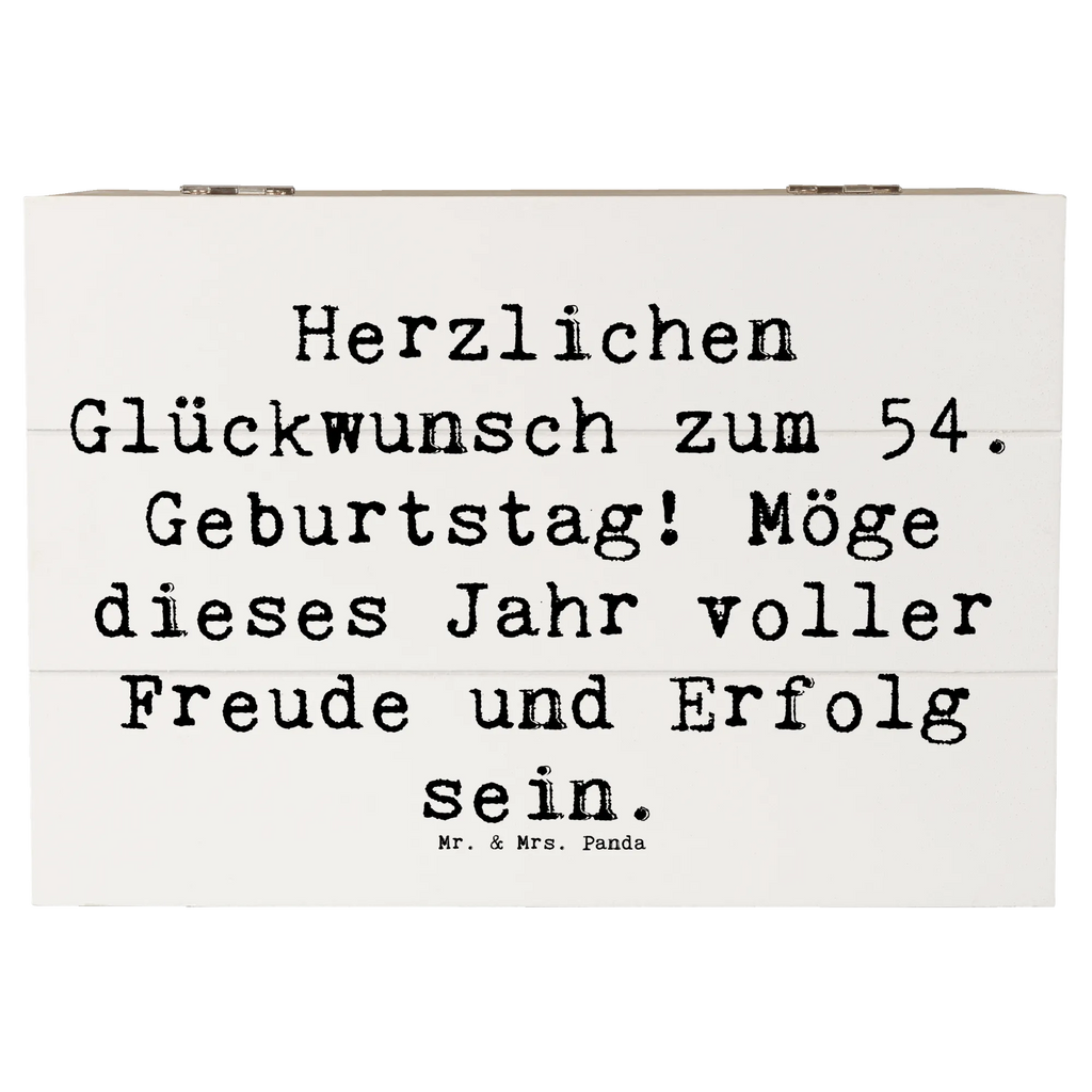 Holzkiste Spruch 54. Geburtstag Freude Erfolg Holzkiste, Kiste, Schatzkiste, Truhe, Schatulle, XXL, Erinnerungsbox, Erinnerungskiste, Dekokiste, Aufbewahrungsbox, Geschenkbox, Geschenkdose, Geburtstag, Geburtstagsgeschenk, Geschenk