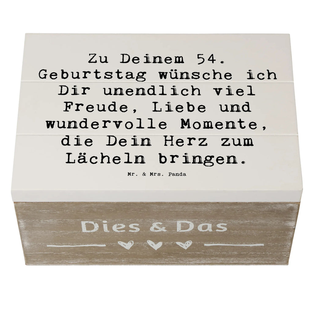 Holzkiste Spruch 54. Geburtstag Freude Holzkiste, Kiste, Schatzkiste, Truhe, Schatulle, XXL, Erinnerungsbox, Erinnerungskiste, Dekokiste, Aufbewahrungsbox, Geschenkbox, Geschenkdose, Geburtstag, Geburtstagsgeschenk, Geschenk