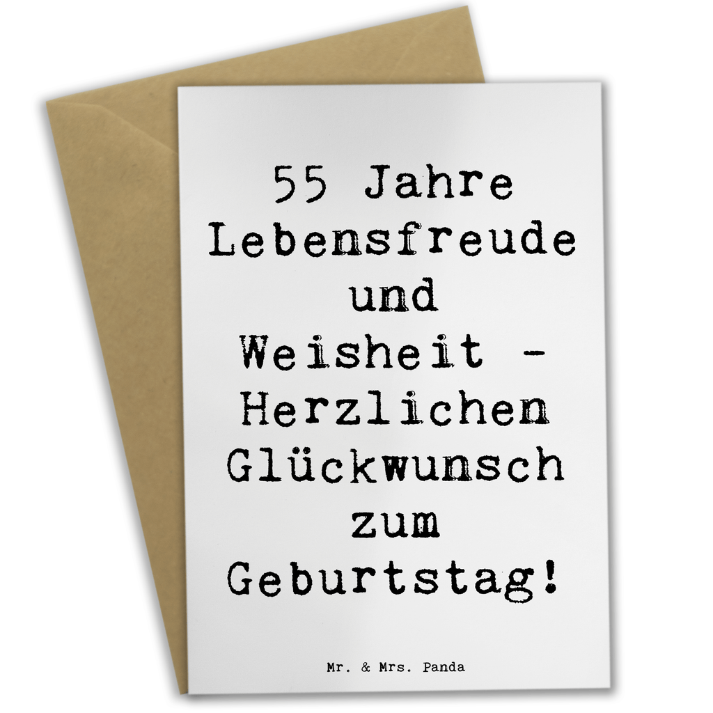 Grußkarte Spruch 55. Geburtstag Freude Grußkarte, Klappkarte, Einladungskarte, Glückwunschkarte, Hochzeitskarte, Geburtstagskarte, Karte, Ansichtskarten, Geburtstag, Geburtstagsgeschenk, Geschenk