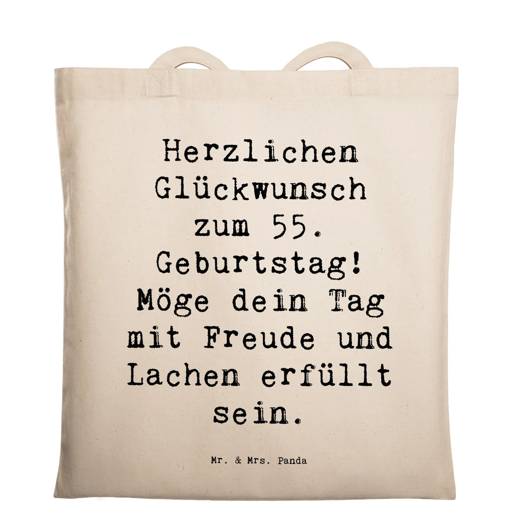 Tragetasche Spruch 55. Geburtstag Glückwunsch Beuteltasche, Beutel, Einkaufstasche, Jutebeutel, Stoffbeutel, Tasche, Shopper, Umhängetasche, Strandtasche, Schultertasche, Stofftasche, Tragetasche, Badetasche, Jutetasche, Einkaufstüte, Laptoptasche, Geburtstag, Geburtstagsgeschenk, Geschenk