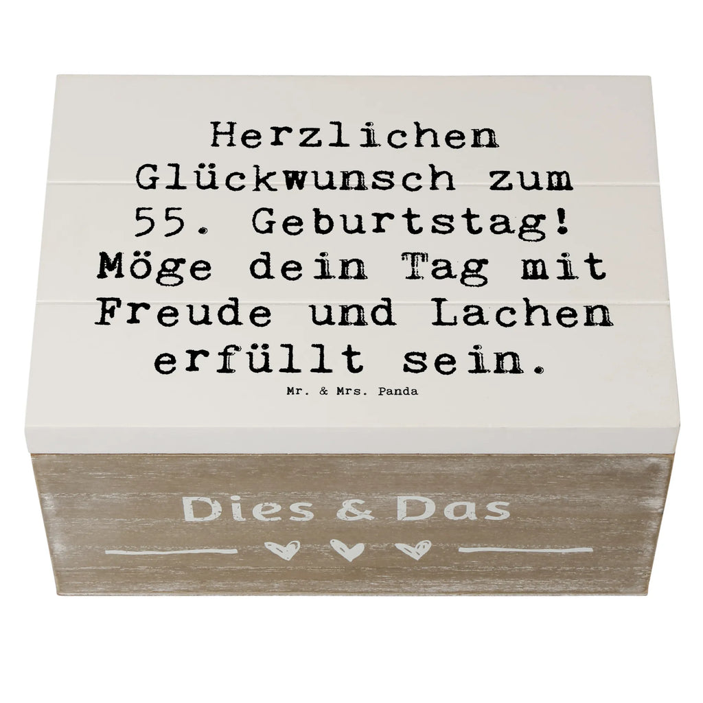 Holzkiste Spruch 55. Geburtstag Glückwunsch Holzkiste, Kiste, Schatzkiste, Truhe, Schatulle, XXL, Erinnerungsbox, Erinnerungskiste, Dekokiste, Aufbewahrungsbox, Geschenkbox, Geschenkdose, Geburtstag, Geburtstagsgeschenk, Geschenk