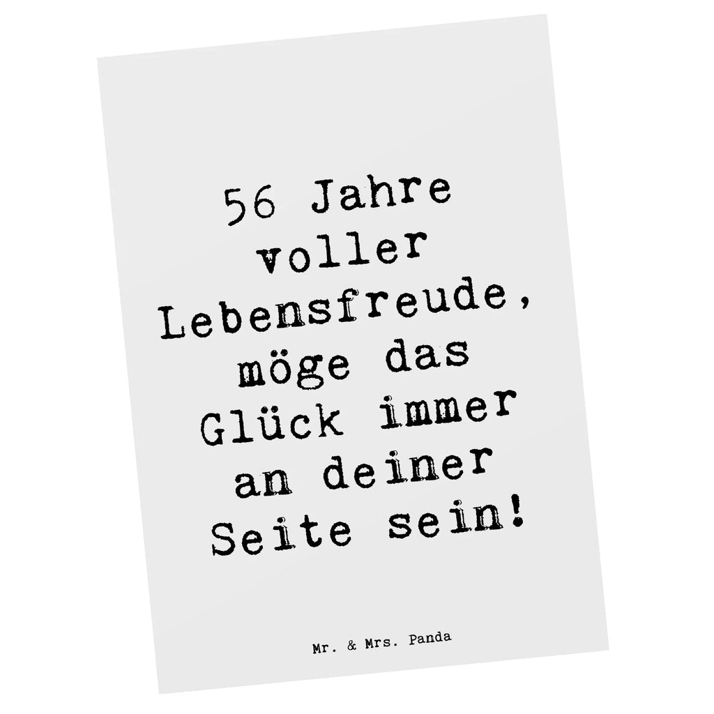 Postkarte Spruch 56. Geburtstag Postkarte, Karte, Geschenkkarte, Grußkarte, Einladung, Ansichtskarte, Geburtstagskarte, Einladungskarte, Dankeskarte, Ansichtskarten, Einladung Geburtstag, Einladungskarten Geburtstag, Geburtstag, Geburtstagsgeschenk, Geschenk