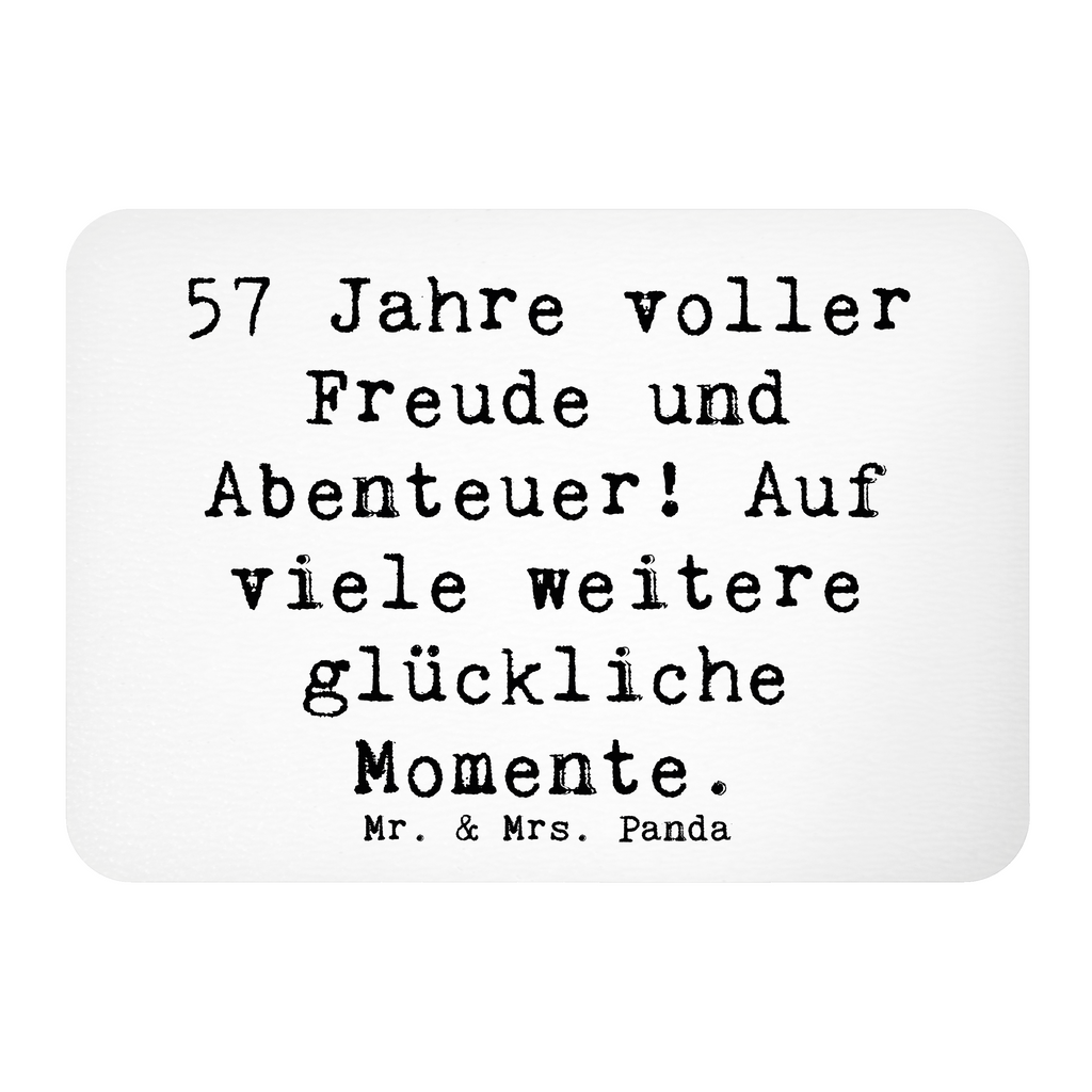 Magnet Spruch 57. Geburtstag Freude Kühlschrankmagnet, Pinnwandmagnet, Souvenir Magnet, Motivmagnete, Dekomagnet, Whiteboard Magnet, Notiz Magnet, Kühlschrank Dekoration, Geburtstag, Geburtstagsgeschenk, Geschenk