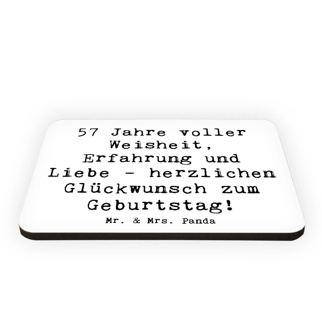 Magnet Spruch 57. Geburtstag Kühlschrankmagnet, Pinnwandmagnet, Souvenir Magnet, Motivmagnete, Dekomagnet, Whiteboard Magnet, Notiz Magnet, Kühlschrank Dekoration, Geburtstag, Geburtstagsgeschenk, Geschenk