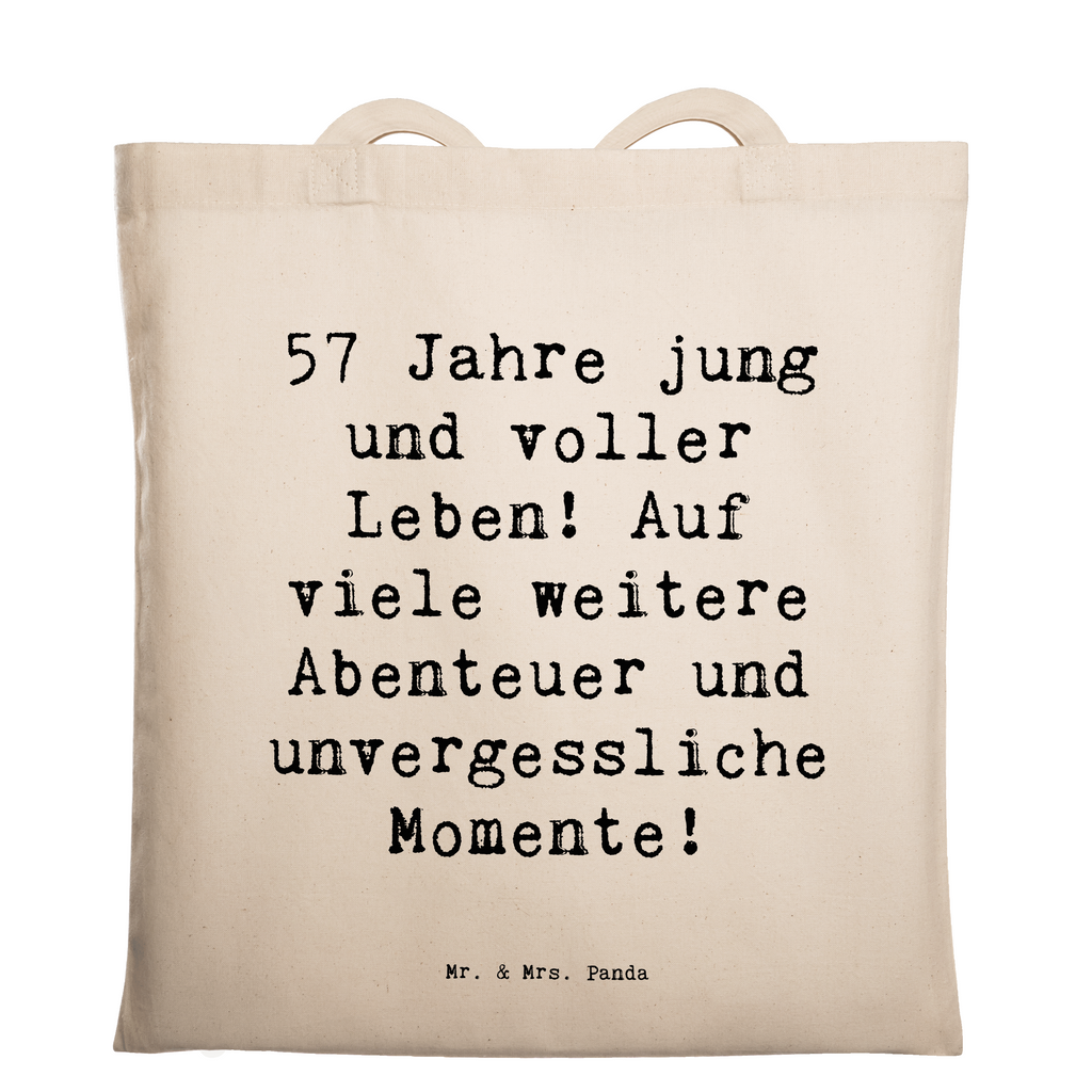 Tragetasche Spruch 57. Geburtstag Jubel Beuteltasche, Beutel, Einkaufstasche, Jutebeutel, Stoffbeutel, Tasche, Shopper, Umhängetasche, Strandtasche, Schultertasche, Stofftasche, Tragetasche, Badetasche, Jutetasche, Einkaufstüte, Laptoptasche, Geburtstag, Geburtstagsgeschenk, Geschenk