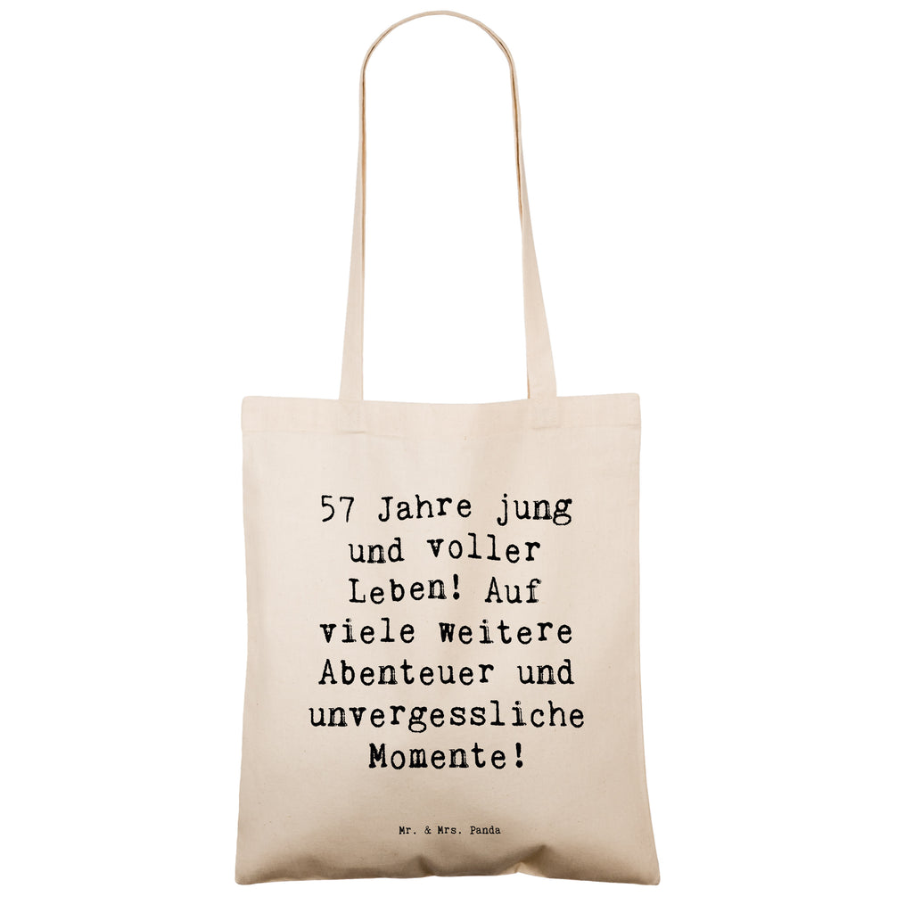 Tragetasche Spruch 57. Geburtstag Jubel Beuteltasche, Beutel, Einkaufstasche, Jutebeutel, Stoffbeutel, Tasche, Shopper, Umhängetasche, Strandtasche, Schultertasche, Stofftasche, Tragetasche, Badetasche, Jutetasche, Einkaufstüte, Laptoptasche, Geburtstag, Geburtstagsgeschenk, Geschenk