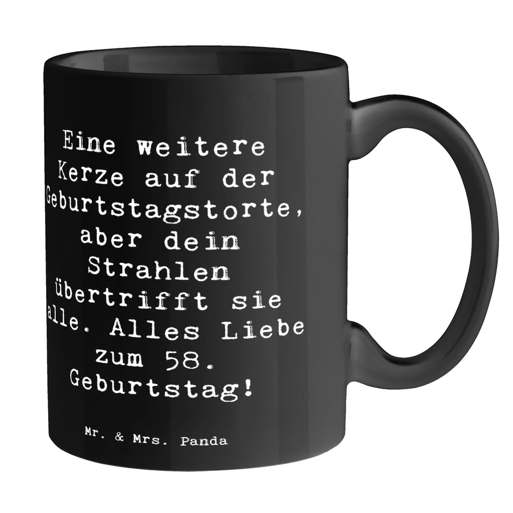 Tasse Spruch 58. Geburtstag Glanz Tasse, Kaffeetasse, Teetasse, Becher, Kaffeebecher, Teebecher, Keramiktasse, Porzellantasse, Büro Tasse, Geschenk Tasse, Tasse Sprüche, Tasse Motive, Kaffeetassen, Tasse bedrucken, Designer Tasse, Cappuccino Tassen, Schöne Teetassen, Geburtstag, Geburtstagsgeschenk, Geschenk