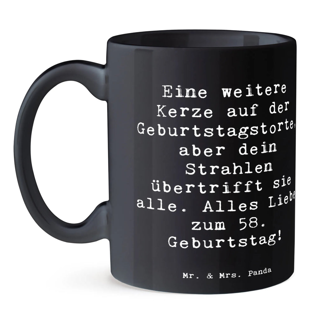 Tasse Spruch 58. Geburtstag Glanz Tasse, Kaffeetasse, Teetasse, Becher, Kaffeebecher, Teebecher, Keramiktasse, Porzellantasse, Büro Tasse, Geschenk Tasse, Tasse Sprüche, Tasse Motive, Kaffeetassen, Tasse bedrucken, Designer Tasse, Cappuccino Tassen, Schöne Teetassen, Geburtstag, Geburtstagsgeschenk, Geschenk