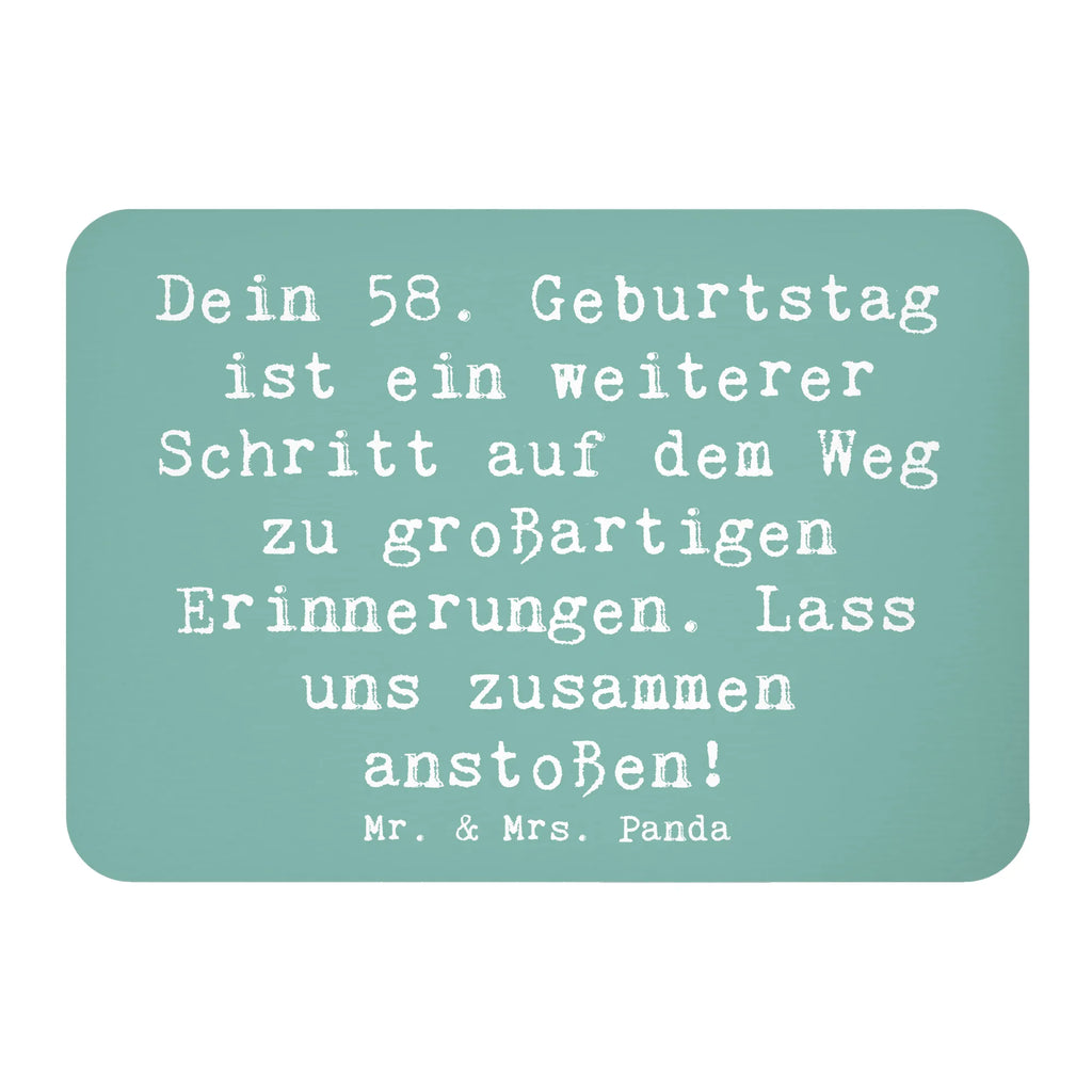 Magnet Spruch 58. Geburtstag Erinnerungen Kühlschrankmagnet, Pinnwandmagnet, Souvenir Magnet, Motivmagnete, Dekomagnet, Whiteboard Magnet, Notiz Magnet, Kühlschrank Dekoration, Geburtstag, Geburtstagsgeschenk, Geschenk