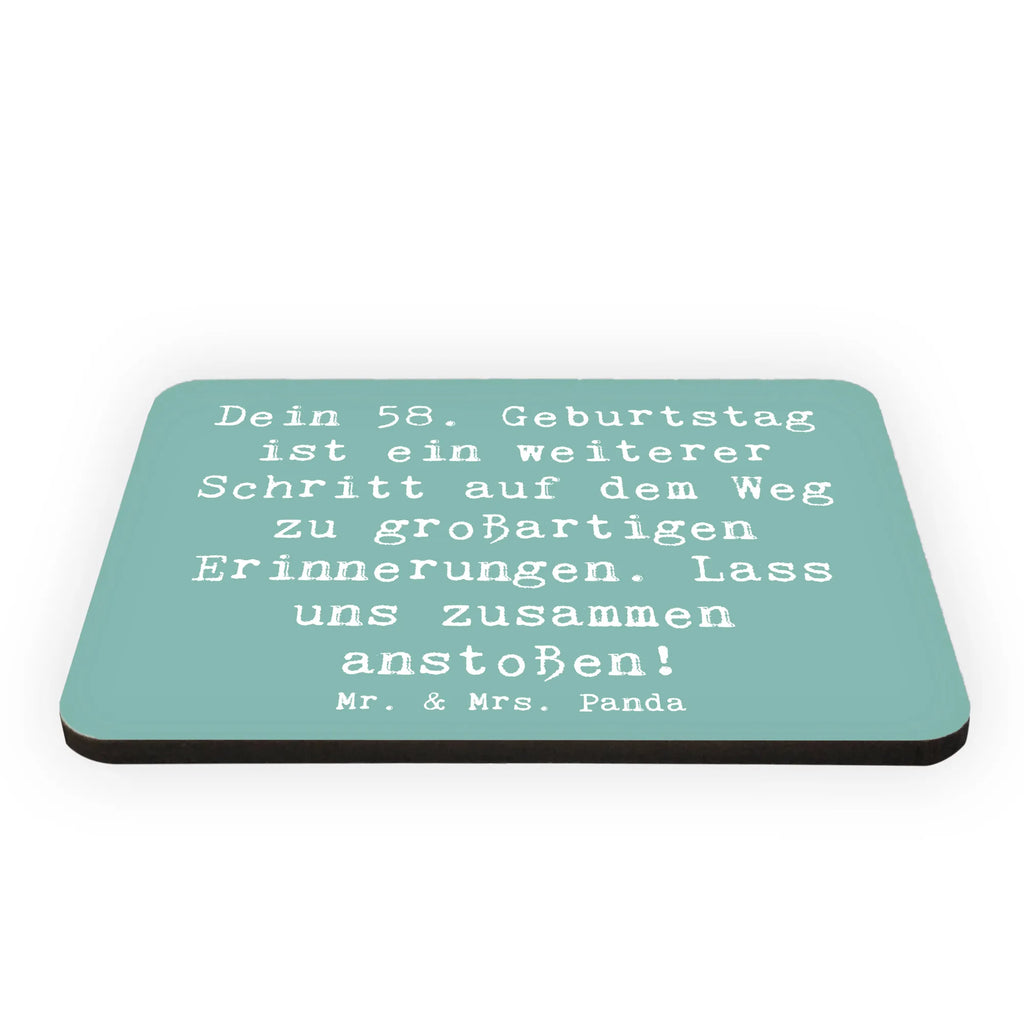 Magnet Spruch 58. Geburtstag Erinnerungen Kühlschrankmagnet, Pinnwandmagnet, Souvenir Magnet, Motivmagnete, Dekomagnet, Whiteboard Magnet, Notiz Magnet, Kühlschrank Dekoration, Geburtstag, Geburtstagsgeschenk, Geschenk