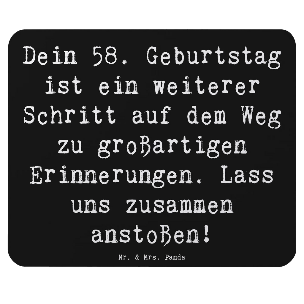 Mauspad Spruch 58. Geburtstag Erinnerungen Mousepad, Computer zubehör, Büroausstattung, PC Zubehör, Arbeitszimmer, Mauspad, Einzigartiges Mauspad, Designer Mauspad, Mausunterlage, Mauspad Büro, Geburtstag, Geburtstagsgeschenk, Geschenk