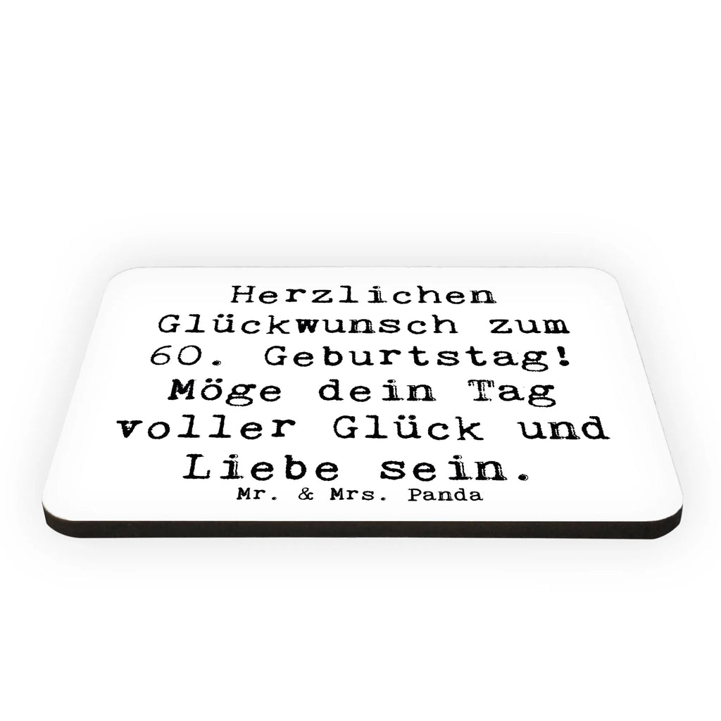 Magnet Spruch 60. Geburtstag Glückwunsch Kühlschrankmagnet, Pinnwandmagnet, Souvenir Magnet, Motivmagnete, Dekomagnet, Whiteboard Magnet, Notiz Magnet, Kühlschrank Dekoration, Geburtstag, Geburtstagsgeschenk, Geschenk