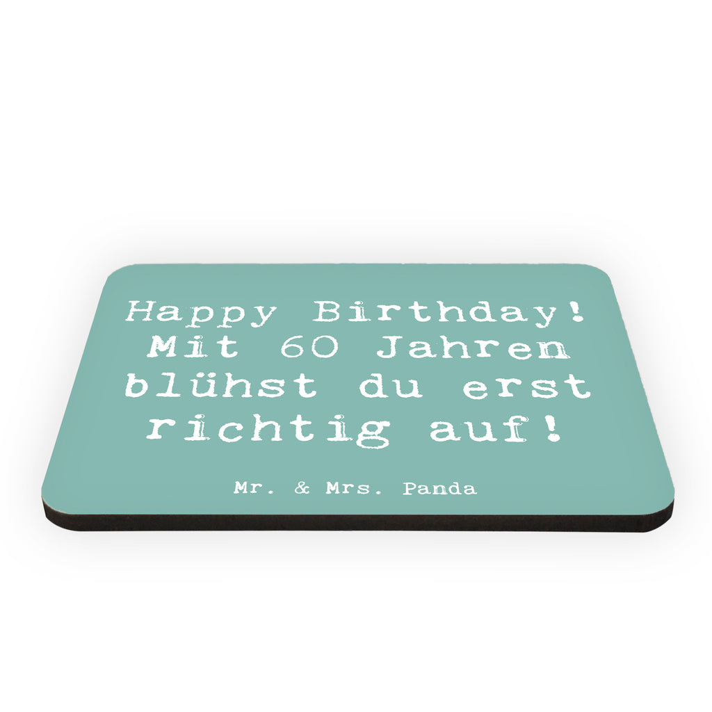 Magnet Spruch 60. Geburtstag Aufblühen Kühlschrankmagnet, Pinnwandmagnet, Souvenir Magnet, Motivmagnete, Dekomagnet, Whiteboard Magnet, Notiz Magnet, Kühlschrank Dekoration, Geburtstag, Geburtstagsgeschenk, Geschenk