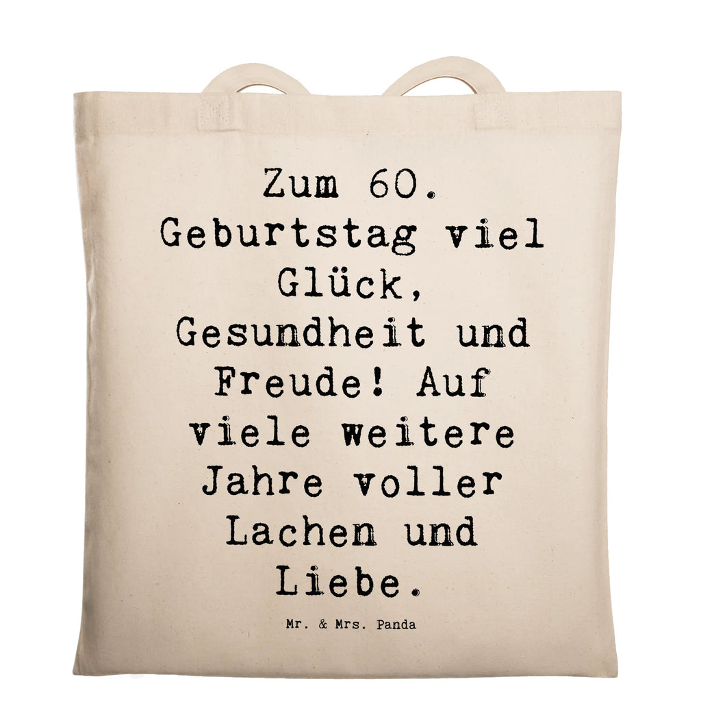 Tragetasche Spruch 60. Geburtstag Glück Beuteltasche, Beutel, Einkaufstasche, Jutebeutel, Stoffbeutel, Tasche, Shopper, Umhängetasche, Strandtasche, Schultertasche, Stofftasche, Tragetasche, Badetasche, Jutetasche, Einkaufstüte, Laptoptasche, Geburtstag, Geburtstagsgeschenk, Geschenk