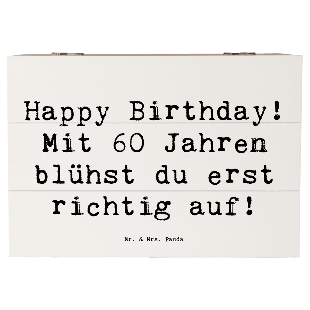 Holzkiste Spruch 60. Geburtstag Aufblühen Holzkiste, Kiste, Schatzkiste, Truhe, Schatulle, XXL, Erinnerungsbox, Erinnerungskiste, Dekokiste, Aufbewahrungsbox, Geschenkbox, Geschenkdose, Geburtstag, Geburtstagsgeschenk, Geschenk