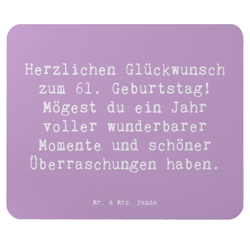 Mauspad Spruch 61. Geburtstag Glückwünsche Mousepad, Computer zubehör, Büroausstattung, PC Zubehör, Arbeitszimmer, Mauspad, Einzigartiges Mauspad, Designer Mauspad, Mausunterlage, Mauspad Büro, Geburtstag, Geburtstagsgeschenk, Geschenk