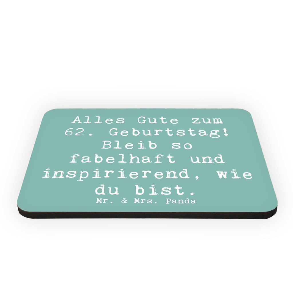 Magnet Spruch 62. Geburtstag Freude Kühlschrankmagnet, Pinnwandmagnet, Souvenir Magnet, Motivmagnete, Dekomagnet, Whiteboard Magnet, Notiz Magnet, Kühlschrank Dekoration, Geburtstag, Geburtstagsgeschenk, Geschenk