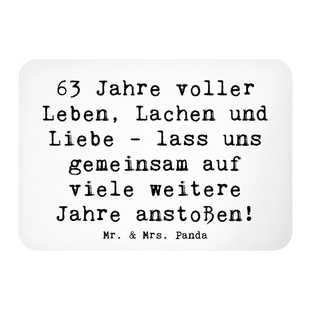 Magnet Spruch 63. Geburtstag Freude Kühlschrankmagnet, Pinnwandmagnet, Souvenir Magnet, Motivmagnete, Dekomagnet, Whiteboard Magnet, Notiz Magnet, Kühlschrank Dekoration, Geburtstag, Geburtstagsgeschenk, Geschenk