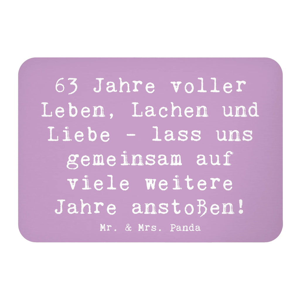 Magnet Spruch 63. Geburtstag Freude Kühlschrankmagnet, Pinnwandmagnet, Souvenir Magnet, Motivmagnete, Dekomagnet, Whiteboard Magnet, Notiz Magnet, Kühlschrank Dekoration, Geburtstag, Geburtstagsgeschenk, Geschenk