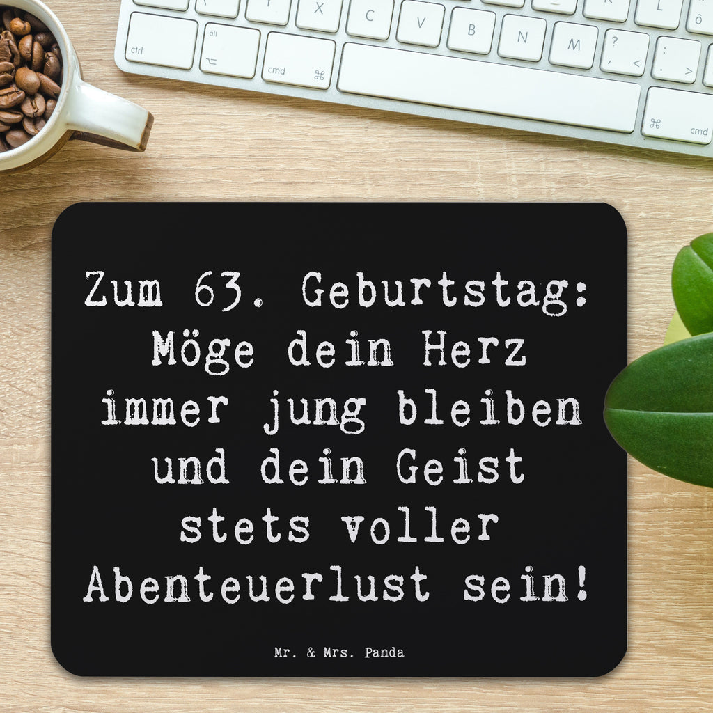 Mauspad Spruch 63. Geburtstag Jugendlicher Geist Mousepad, Computer zubehör, Büroausstattung, PC Zubehör, Arbeitszimmer, Mauspad, Einzigartiges Mauspad, Designer Mauspad, Mausunterlage, Mauspad Büro, Geburtstag, Geburtstagsgeschenk, Geschenk