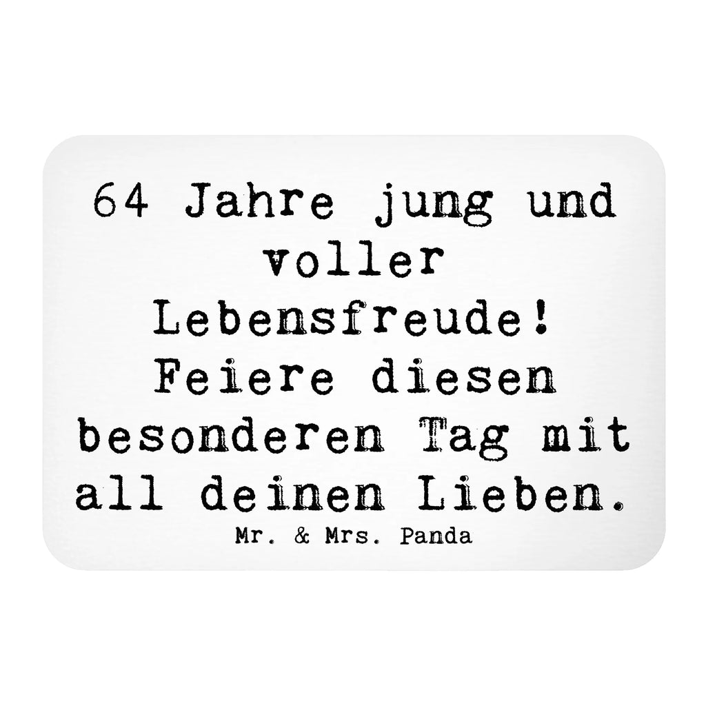 Magnet Spruch 64. Geburtstag Freude Kühlschrankmagnet, Pinnwandmagnet, Souvenir Magnet, Motivmagnete, Dekomagnet, Whiteboard Magnet, Notiz Magnet, Kühlschrank Dekoration, Geburtstag, Geburtstagsgeschenk, Geschenk