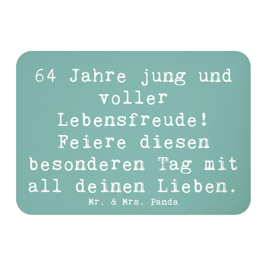 Magnet Spruch 64. Geburtstag Freude Kühlschrankmagnet, Pinnwandmagnet, Souvenir Magnet, Motivmagnete, Dekomagnet, Whiteboard Magnet, Notiz Magnet, Kühlschrank Dekoration, Geburtstag, Geburtstagsgeschenk, Geschenk