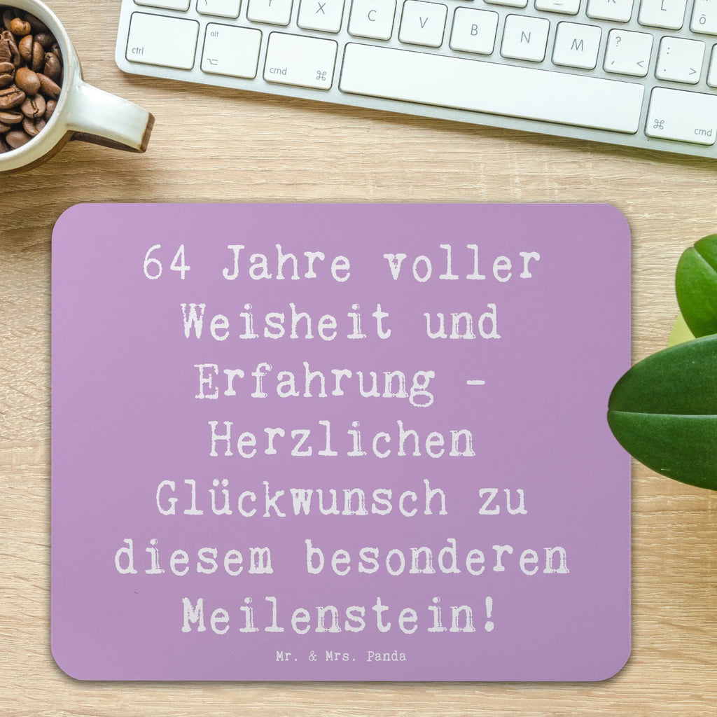 Mauspad Spruch 64. Geburtstag Weisheit Mousepad, Computer zubehör, Büroausstattung, PC Zubehör, Arbeitszimmer, Mauspad, Einzigartiges Mauspad, Designer Mauspad, Mausunterlage, Mauspad Büro, Geburtstag, Geburtstagsgeschenk, Geschenk