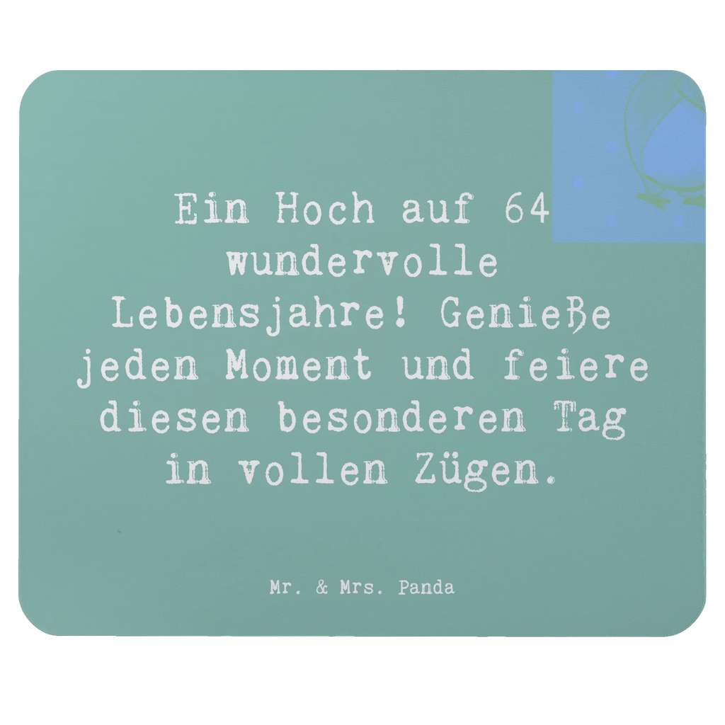 Mauspad Spruch 64. Geburtstag Feier Mousepad, Computer zubehör, Büroausstattung, PC Zubehör, Arbeitszimmer, Mauspad, Einzigartiges Mauspad, Designer Mauspad, Mausunterlage, Mauspad Büro, Geburtstag, Geburtstagsgeschenk, Geschenk