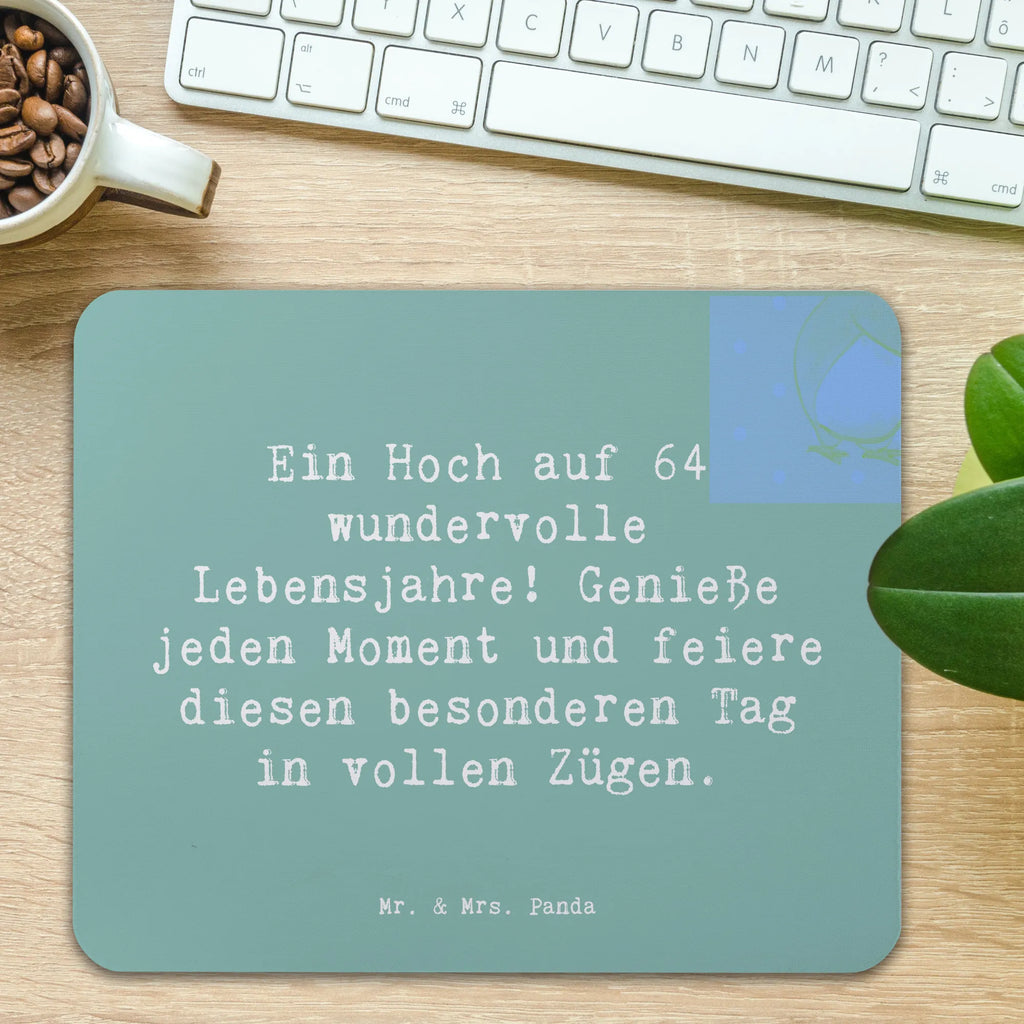 Mauspad Spruch 64. Geburtstag Feier Mousepad, Computer zubehör, Büroausstattung, PC Zubehör, Arbeitszimmer, Mauspad, Einzigartiges Mauspad, Designer Mauspad, Mausunterlage, Mauspad Büro, Geburtstag, Geburtstagsgeschenk, Geschenk