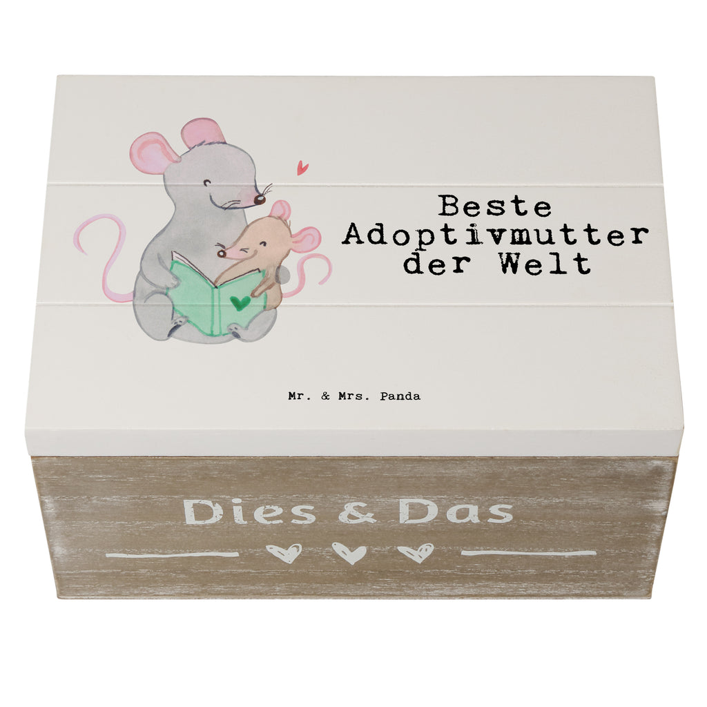 Holzkiste Maus Beste Adoptivmutter der Welt Holzkiste, Kiste, Schatzkiste, Truhe, Schatulle, XXL, Erinnerungsbox, Erinnerungskiste, Dekokiste, Aufbewahrungsbox, Geschenkbox, Geschenkdose, für, Dankeschön, Geschenk, Schenken, Geburtstag, Geburtstagsgeschenk, Geschenkidee, Danke, Bedanken, Mitbringsel, Freude machen, Geschenktipp, Adoptivmutter, Adoptivmama, adoptiert, Mama, Mami, Mutter, Muttertag, Mutti, Ma, Tochter, Sohn, Beste Mama, Beste, Supermama