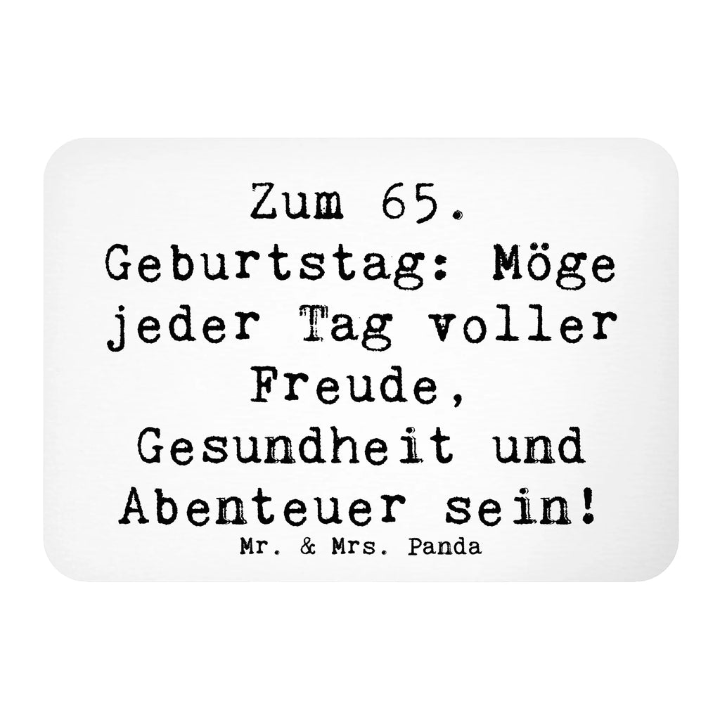 Magnet Spruch 65. Geburtstag Kühlschrankmagnet, Pinnwandmagnet, Souvenir Magnet, Motivmagnete, Dekomagnet, Whiteboard Magnet, Notiz Magnet, Kühlschrank Dekoration, Geburtstag, Geburtstagsgeschenk, Geschenk