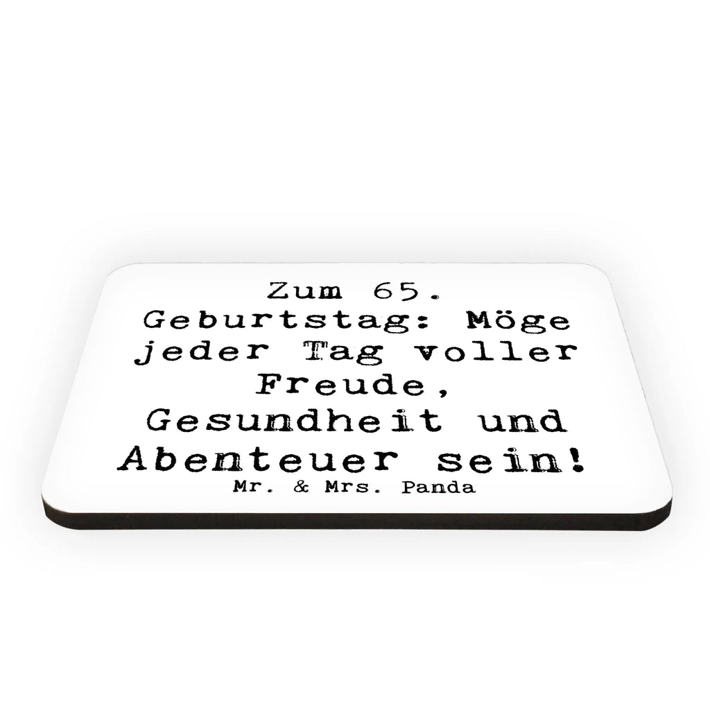 Magnet Spruch 65. Geburtstag Kühlschrankmagnet, Pinnwandmagnet, Souvenir Magnet, Motivmagnete, Dekomagnet, Whiteboard Magnet, Notiz Magnet, Kühlschrank Dekoration, Geburtstag, Geburtstagsgeschenk, Geschenk